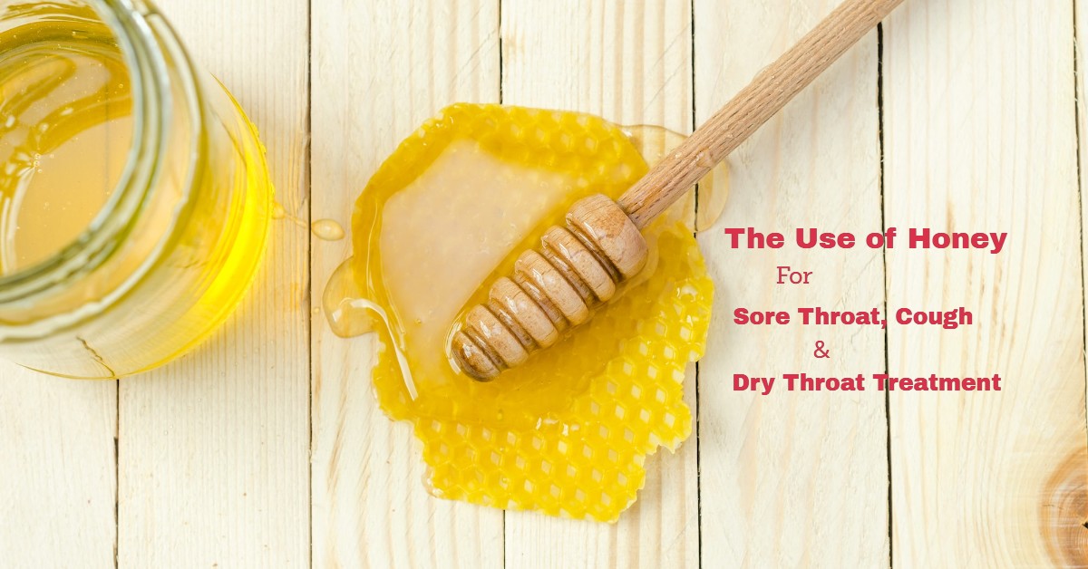 Using honey for sore throat, cough & dry throat- Easy Remidies